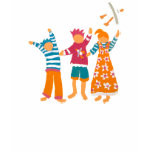 Art T-Shirt: Happy Kids. t-shirts