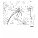 Art T-Shirt: John Dyer Tropical Drawing t-shirts