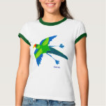Art T-Shirt: Parrot and birds t-shirts