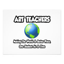 Art Teachers...Making the World a Better Place Personalized Invitations