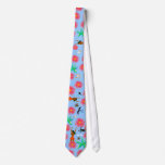 Art Tie: Tropical Babe Galapagos Boobie Tie Blue ties