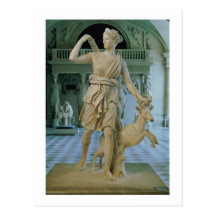 Artemis the Huntress, known as the 'Diana of Versa Postcards