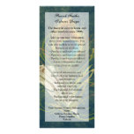 Artful Detail Peacock Feather Rack Card, Menu, Ad