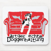 Artgerechte Doggenhaltung Mouse Mats