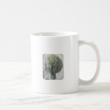 artichoke vintage mug