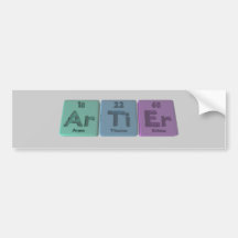 Artier-Ar-Ti-Er-Argon-Titanium-Erbium Bumper Sticker