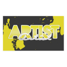 Artist Business Card Template