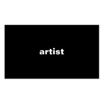 Artist Business Cards