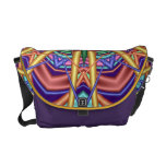 Artistic fractal kaleidoscope Messenger bag