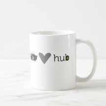Artistic Hub: I love hub Mug