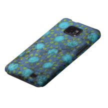 Artistic Landscape Flowers Blue Samsung Galaxy Cas Samsung Galaxy Covers