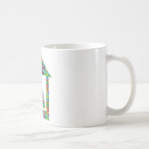 Artistic Pyramid House Mugs