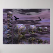 Artistis sci-fi poster "Somewhere in universe"