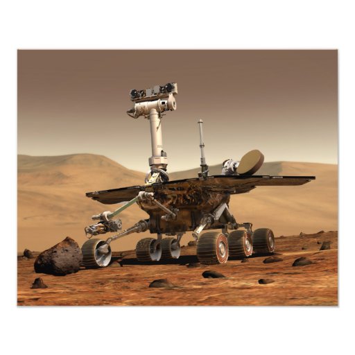 Artist's Rendition of Mars Rover Photo Art