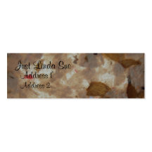 Artsy Brown Craft Paper Business Card Template