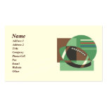 Artsy Football Business Cards