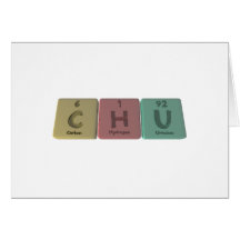 as Carbon Hydrogen Uranium Cards
