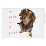 As Good as it gets Blue Greeting Cards