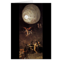 Ascent of the Blessed, by Hieronymus Bosch Greeting Card