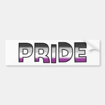 Asexual Pride Bumper Stickers