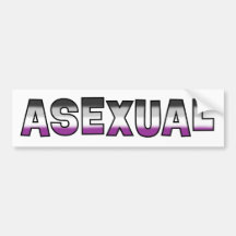 Asexual Pride Bumper Stickers