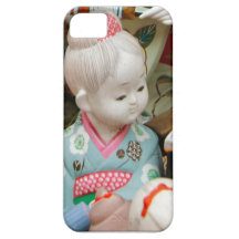 Asian ceramics, ceramic doll iPhone 5 cover