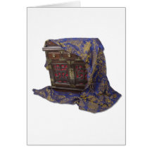 AsianChestScarf081210 Greeting Cards