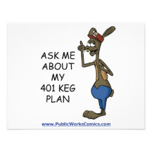 Ask Me About My 401 Keg Plan Personalised Invite