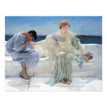 Ask Me No More, Alma Tadema, RSVP Personalized Invitations
