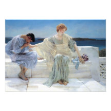 Ask Me No More, Alma Tadema, Wedding Invite
