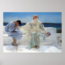 Ask Me No More by Sir Lawrence Alma Tadema Print