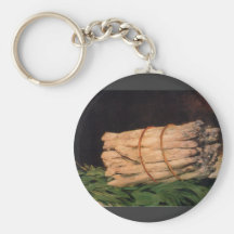 Asperagus by Edouard Manet Key Chains