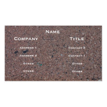 Asphalt Image Profile Card Business Cards