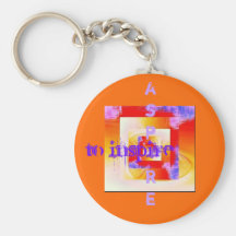 "Aspire to Inspire" Keychain