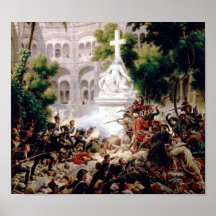 Assault on San Engracia Print