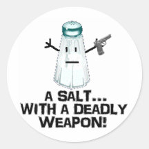 Assault! Round Sticker