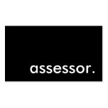 assessor. business cards