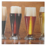 Assorted beers and ales ceramic tile