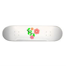 Assorted Flowers Skate Board Decks
