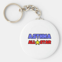 Asthma All Star Keychains