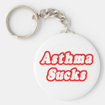Asthma Sucks Key Chain