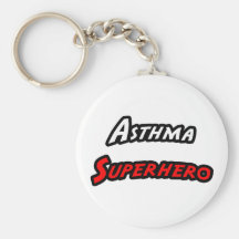 Asthma Superhero Keychain
