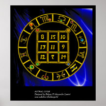ASTRAL CODE / MAGIC SQUARE 33 PRINT