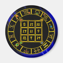 ASTRAL CODE / MAGIC SQUARE 33 REFRIGERATOR MAGNET