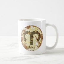 Astrology Grunge Aries Coffee Mug