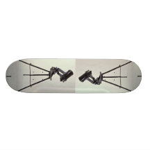 Astronomical lens skate deck