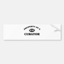 ASTROProperty of a CURATORNOMY Bumper Sticker
