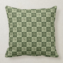At Earth Sign Pattern Pillow