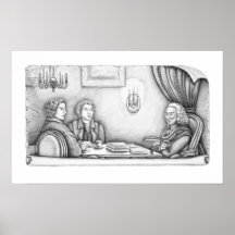 At The Coffeeshop Print