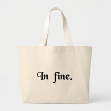 At the end. bags